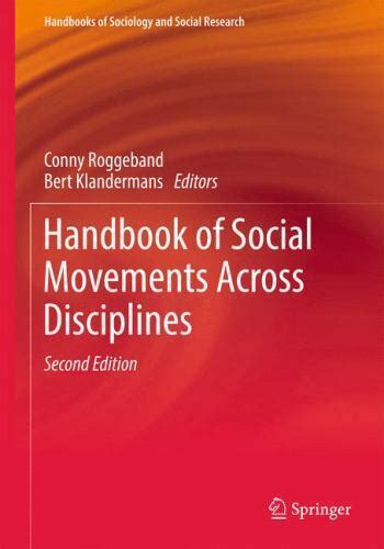 Handbooks Of Sociology And Social Research Ser Handbook Of Social Movements Across Disciplines