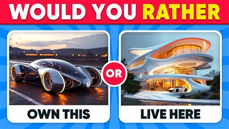 Would You Rather Futuristic Luxury Life Edition 💎🤑 Daily Quiz Youtube