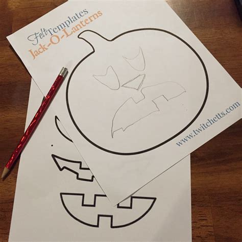 Free Jack O Lantern Template Can Be Used For Felt Cardstock Or Traced Felt Templates Felt