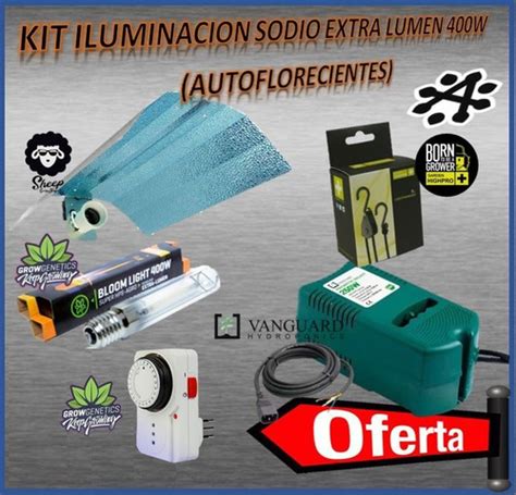 Kit Iluminacion Sodio W Autoflorescientes Sheepgrow Cuotas