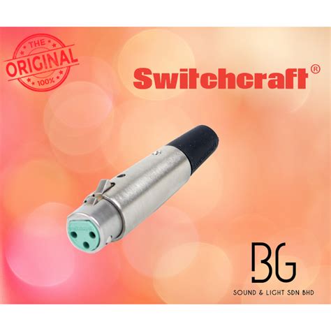 Switchcraft Aa F Aa Series Pin Xlr Female Cable Mount Silver Pins