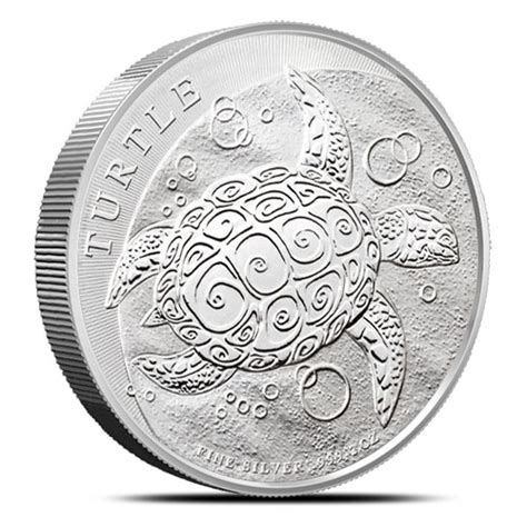 2015 New Zealand 5 Niue Hawksbill Turtle 2 Oz Silver Coin Provident