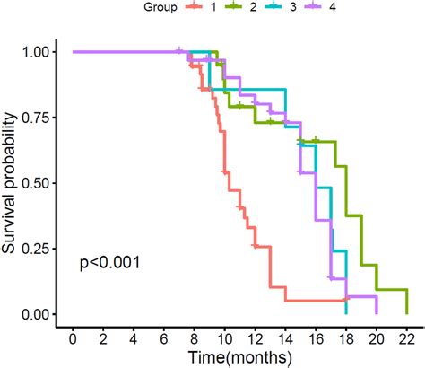 Kaplan Meier Analysis Of Progression Free Survival Classified By The Download Scientific