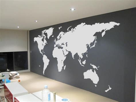 World Map Vinyl Wall Decal – Map Vector