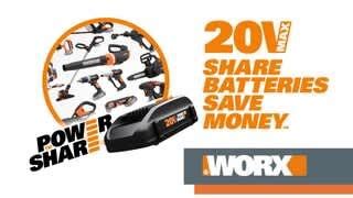 Best Buy WORX Power Share 20V GT 3 0 Trimmer With Turbine Blower