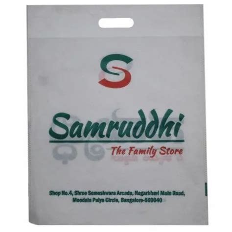 White Printed D Cut Non Woven Carry Bag At Rs 230 Kg In Bengaluru Id