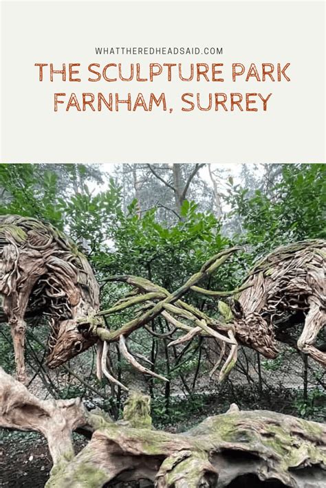 A Day at The Sculpture Park - Farnham, Surrey Review - What the Redhead said