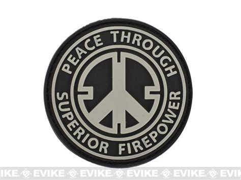 Matrix Pvc Hook And Loop Iff Patch Peace Through Superior Firepower