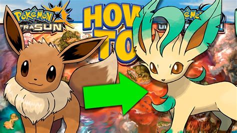 HOW TO Evolve Eevee into Leafeon in Pokémon Ultra Sun and Ultra Moon