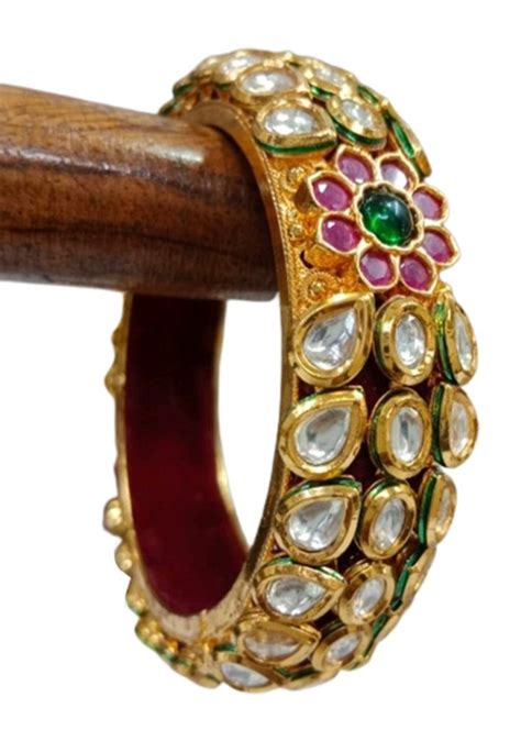 Party Wear Royal Golden Brass Bangle At Rs 98 Piece In Mumbai ID