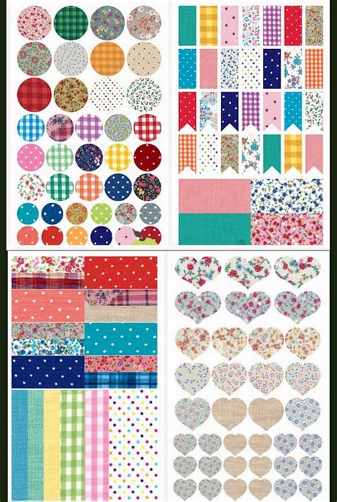 The Gift Collage Fabric Design Stickers SOLD OUT