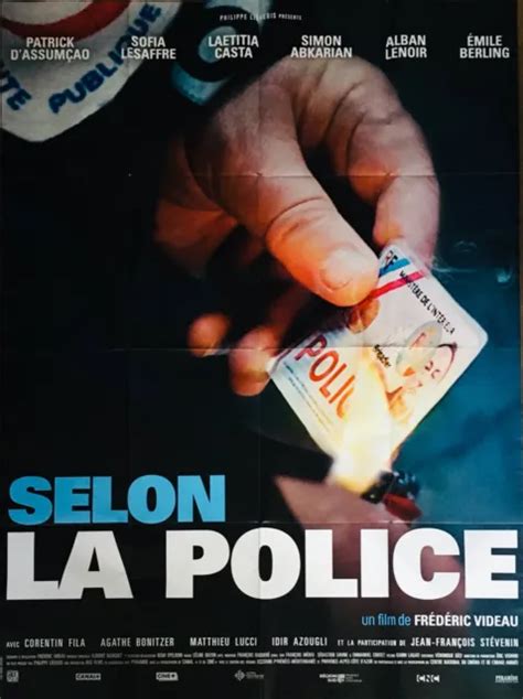 AFFICHE CINÉMA SELON LA POLICE 120x160cm Poster Laetitia Casta Sofia