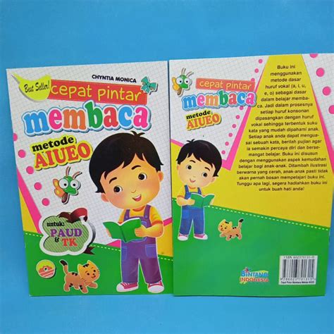 Jual Buku Pintar Membaca Metode Aiueo Untuk Paudandtk Full Color Shopee Indonesia