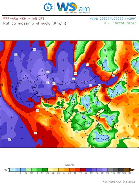 Meteo Sicilia Venti Meridionali Di Burrasca E Molto Caldo Quest Oggi