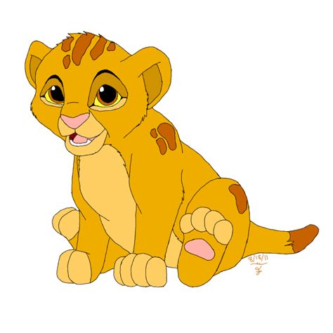 Baby Simba by FantasiaKitty on DeviantArt