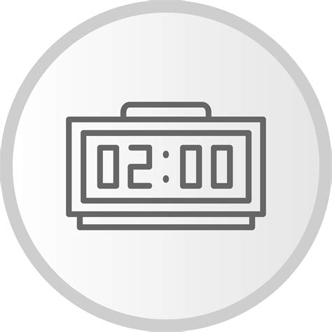 Digital Clock Vector Icon 15772983 Vector Art at Vecteezy