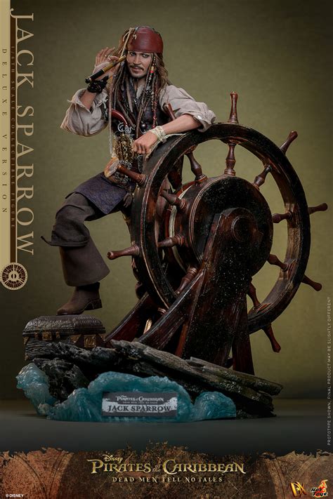 Pirates Of The Caribbean Captain Jack Sparrow Hot Toys Figure Deluxe Version Gamesplus Malta