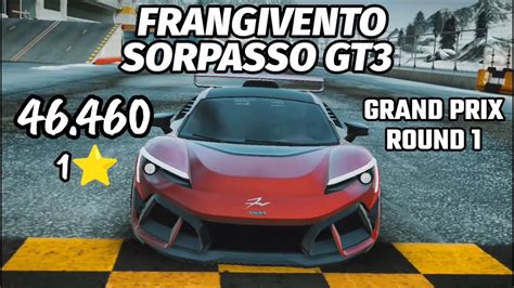 Asphalt 9 FRANGIVENTO SORPASSO GT3 Grand Prix 46 460 Round 1