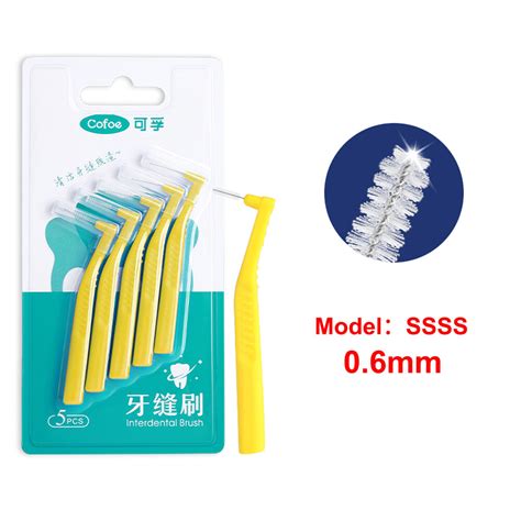 Cofoe Interdental Toothbrush For Braces Teeth Dental Floss Cleaner