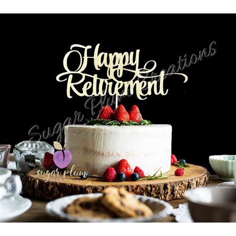 Happy Retirement Cake Topper - Walmart.com - Walmart.com