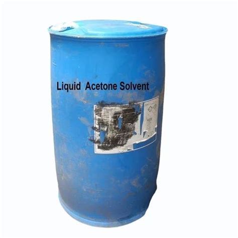 Liquid Acetone Solvent For Industrial Equipment Cleaning 160 Kg