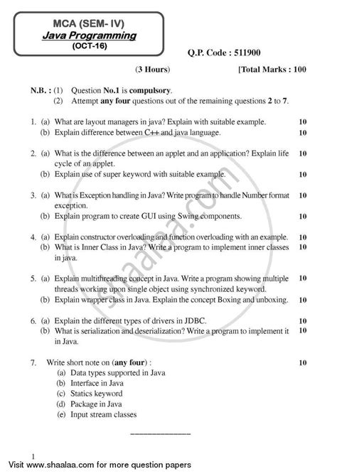 C Programming Previous Question Papers