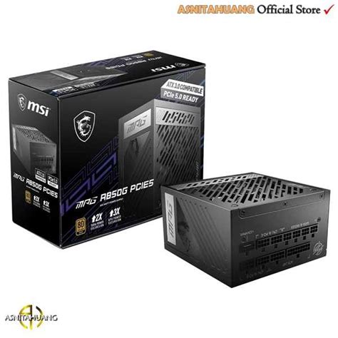 Jual Psu Msi Mag A Gl Pcie W Gold Full Modular Jakmall