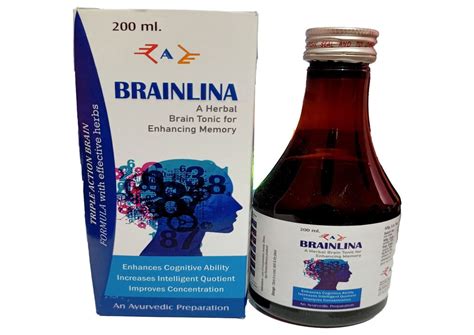 Syrup Brainlina Brain Tonic Packaging Type Box Packaging Size 200mL