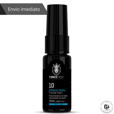 Tônico Crescimento Oxidil Force Men 30ml Crescer Barba e Cabelo