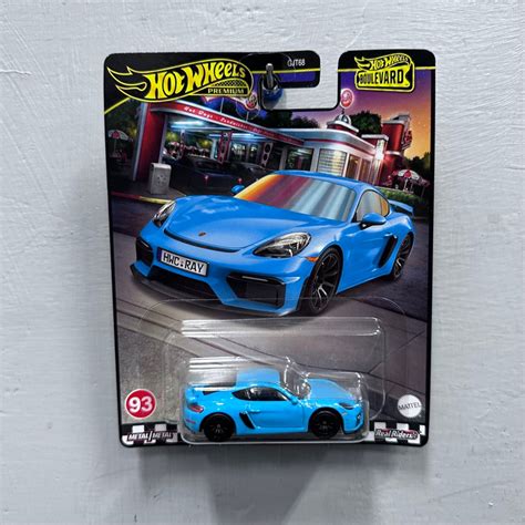 風火輪 Hot wheels Porsche 718 cayman GT4 Boulevard 林蔭大道 93 蝦皮購物