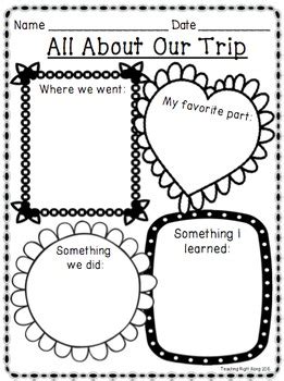 Field Trip Worksheet Activity Pack by Teaching Right Along | TPT