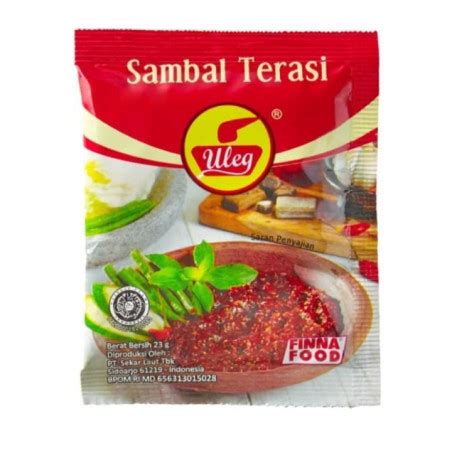 Finna Sambal Uleg Terasi Pack Isi Sachet