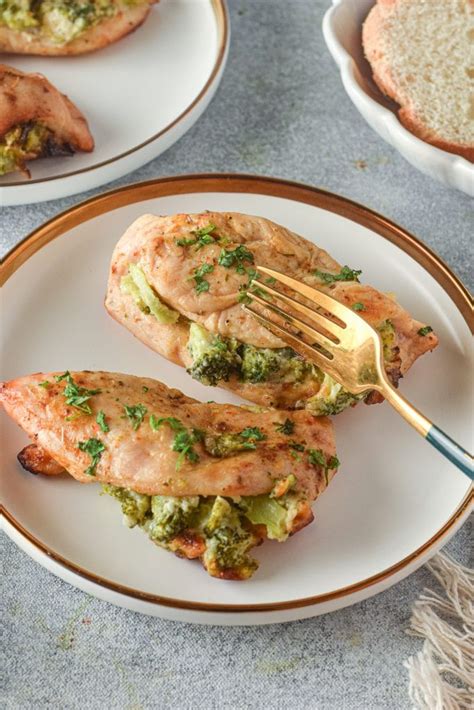 Easy Broccoli Cheddar Stuffed Chicken Breast Recipe