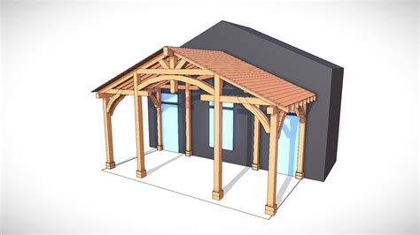 Custom Thick Timber Cardinal Nest Pavilion 3d Model By Conceptual