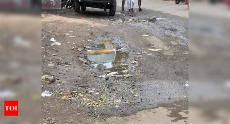 Sewage Overflow In Road Times Of India