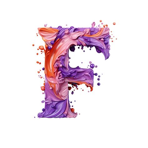 Ai Generated F Logo F Alphabet Bold Color 41734541 Png