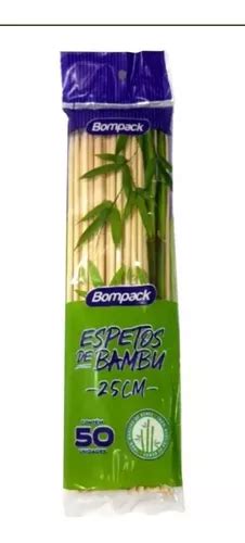 Palitos De Bambu Espeto P Churrasco Cm Bompack Forte Mercadolibre