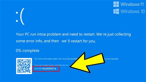 Fix Error Code 0xc000021a Blue Screen In Windows 11 10 8 7 How To Solve Stop Code 0xc000021a 🔨