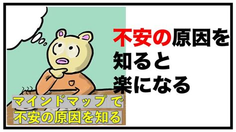 【不安への対処法】不安の原因を知ると楽になる【マインドマップ 活用】 スローライフch ブログ