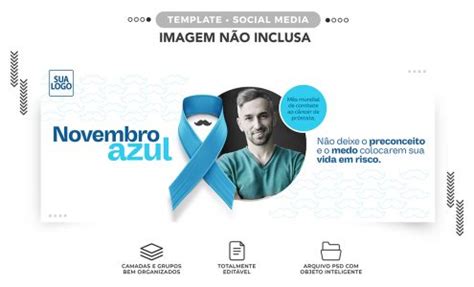 Banner M S Mundial De Combate Ao C Ncer De Pr Stata Novembro Azul