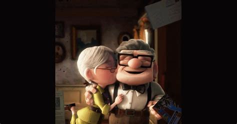 Ellie and Carl, Up | 38 of the Best Disney Kisses of All Time ...