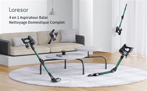 Laresar Aspirateur Balais Sans Fil Pa Aspirateur Balais