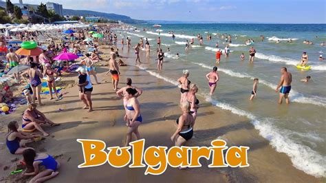 Plaja Nisipurile De Aur Golden Sands Beach Bulgaria August