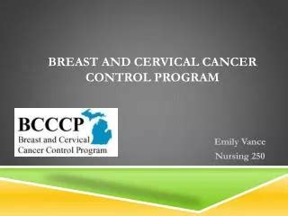 Ppt Comprehensive Cervical Cancer Prevention And Control Program