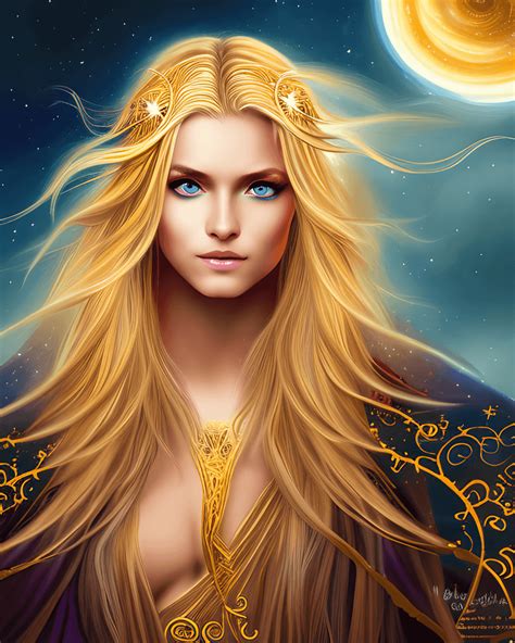 Mystical Warrior Princess Portrait · Creative Fabrica