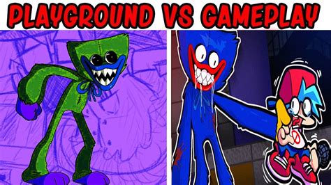 Fnf Character Test Gameplay Vs Playground Huggy Wuggy Youtube