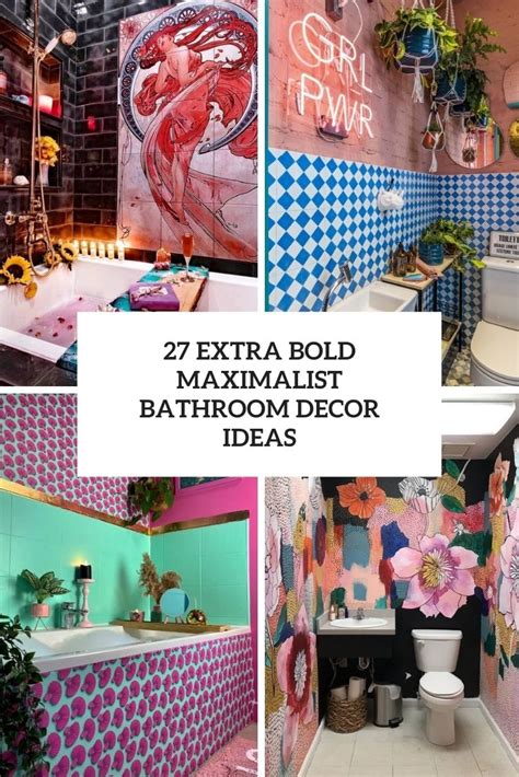 27 Extra Bold Maximalist Bathroom Decor Ideas Shelterness