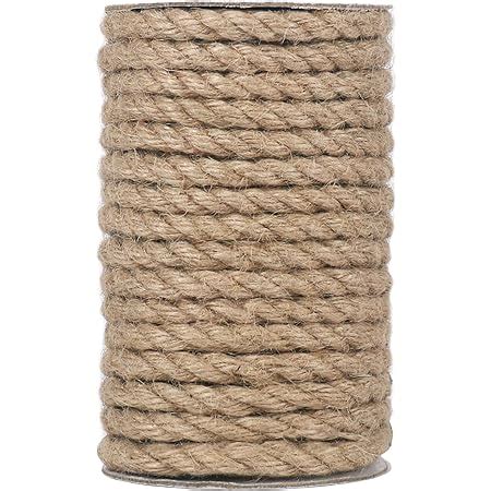 Amazon Tenn Well Mm Jute Rope Feet Ply Twisted Heavy Duty