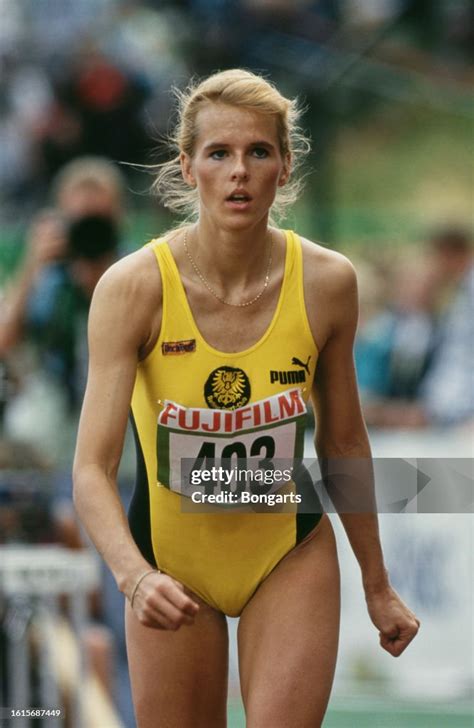 German Athlete Susen Tiedtke Greene Wearing A Yellow Leotard News Photo Getty Images