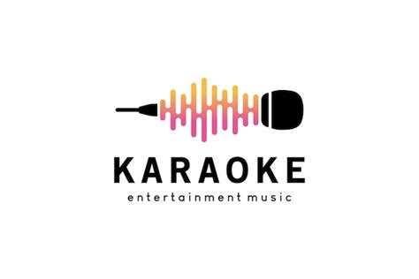 Premium Vector Music Karaoke Logo Design Microphone Icon Logo Vector